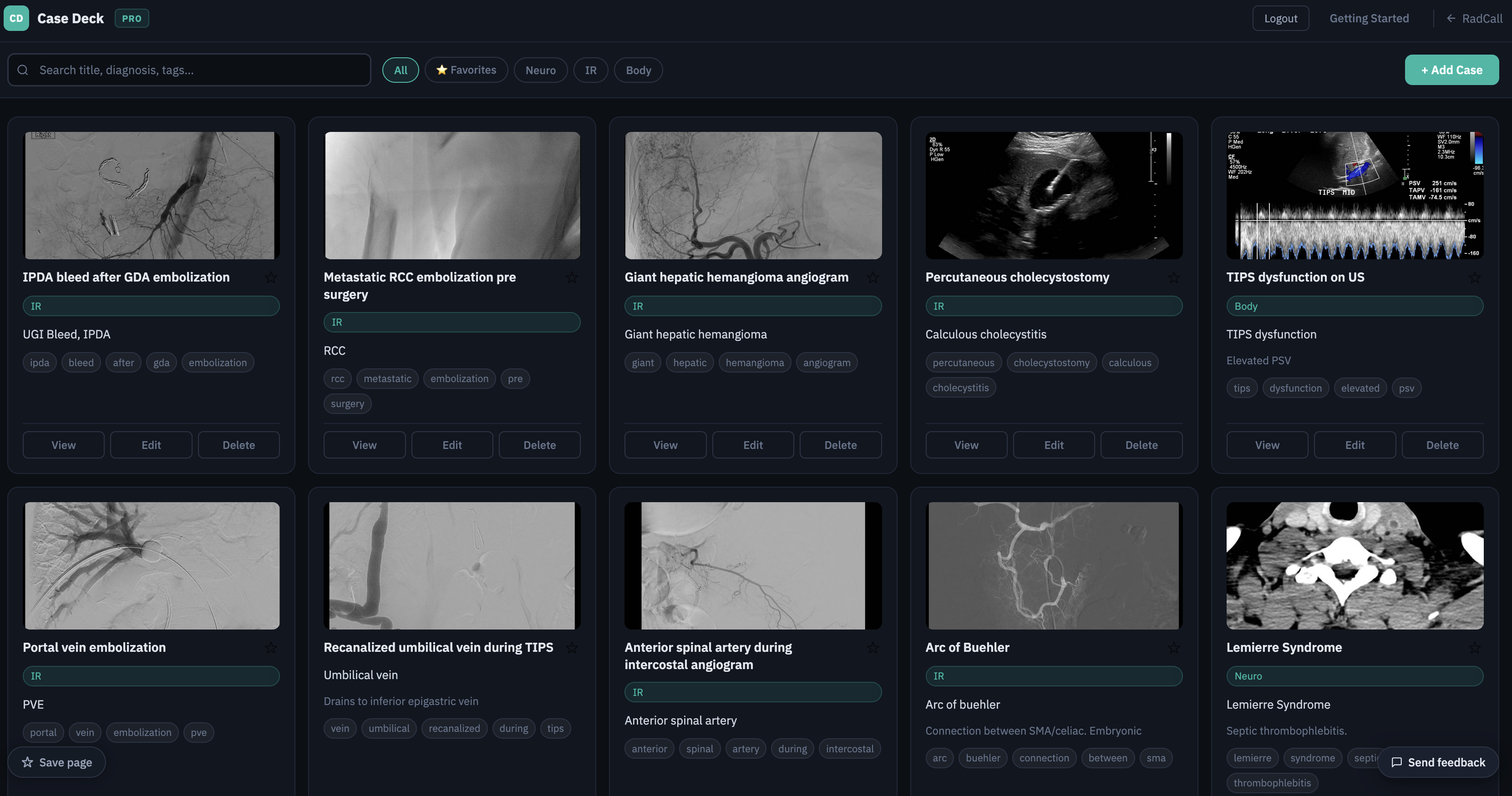 RadCall workflow tools